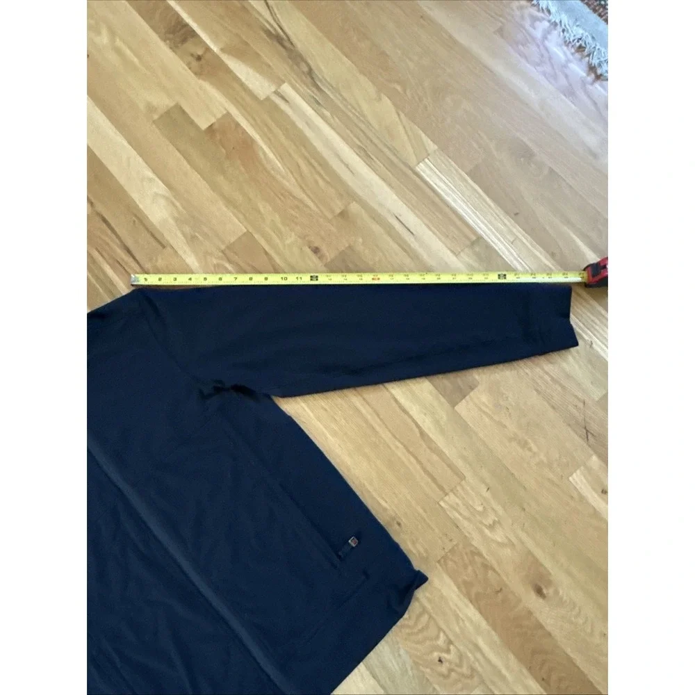 Lululemon Sojourn Black Jacket Mens size‎ Large Full Zip Warpstreme M4616S
